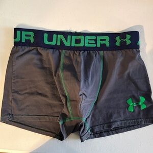 Under Armour Gray and Green Boxer Briefs